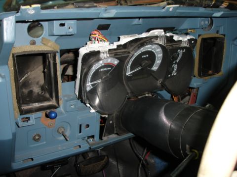1980 Ford Bronco - still have to do a custom instrument panel , but IÂ´ll swap the dashboard for a 1987 line...