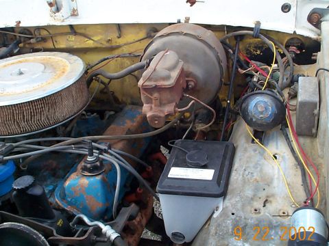 1978 Ford Bronco - F-350 brake power booster and M/C upgrade.
