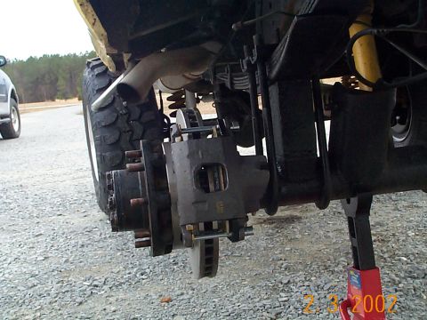 1978 Ford Bronco - Drivers side rear disc brake 1.