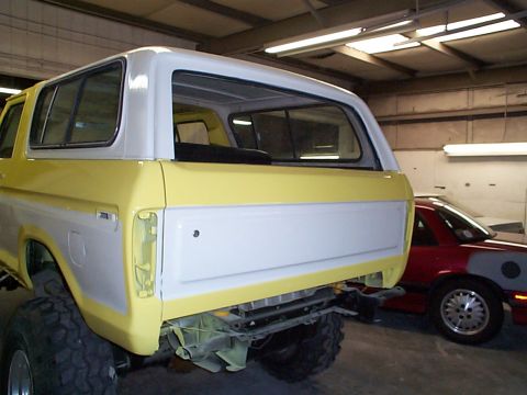 1978 Ford Bronco - Another paint shop pic.