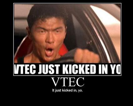 2000 Mercury Grand Marquis - A meme a man's surprised face with text about VTEC engaging in a vehicle.