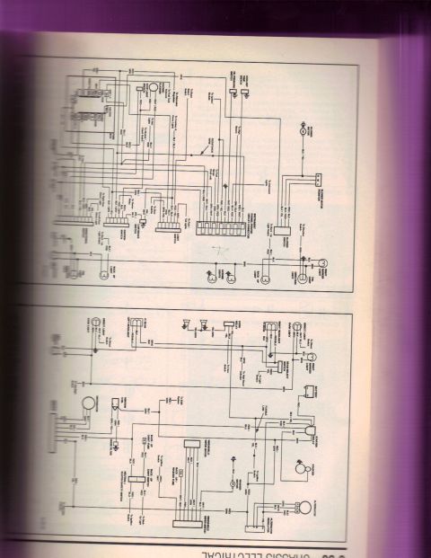 1978 Ford Bronco - Scanned chassis-electrical service manual page showing two automotive wiring diagrams with circuit routing and connectors.
