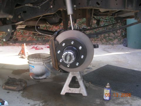 1985 Ford Bronco - yay...passenger side assembled.