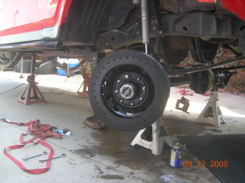 1985 Ford Bronco - test fit rim