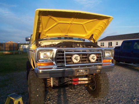 1978 Ford Bronco - Under hood.
