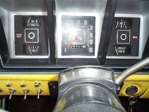 1978 Ford Bronco - Instrument cluster.