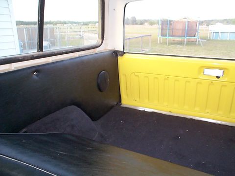 1978 Ford Bronco - Rear cargo area.