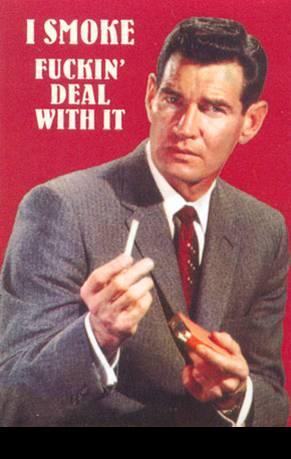 2000 Mercury Grand Marquis - Man holding a cigarette and lighter with text overlay.