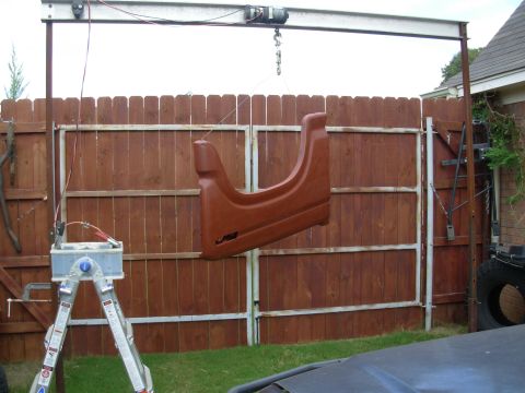 1983 Ford Bronco - It took ~3/4 can of primer to get a few light coats on both sides & inside.
