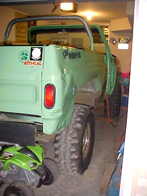 1975 Chevrolet Blazer - it takes a big shoehorn to fit it in the garage