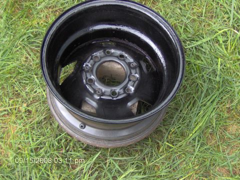 1987 Ford Bronco - after 2 coats of gloss black paint