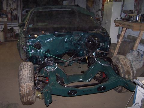 1975 Ford Ranchero - Back on the frame.