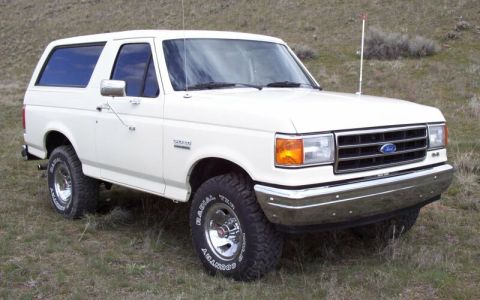 1990 Ford Bronco - Taking a lunch break.