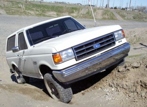 1990 Ford Bronco - Always trying to look macho.