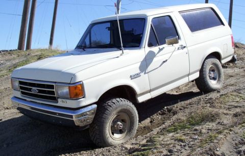 1990 Ford Bronco - Gotta love them telephone poles.