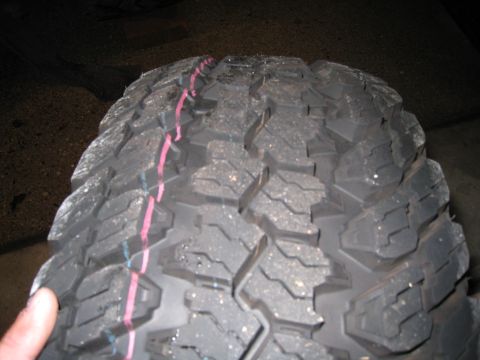 1996 Ford Bronco - This image shows a tire tread, not a 1996 Ford Bronco.