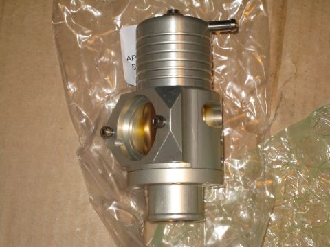 2007 Subaru Impreza - A silver blow-off valve, possibly from APS, is shown in its packaging.