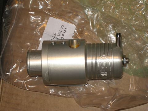 2007 Subaru Impreza - A close-up of an APS blow-off valve, still in its original packaging.