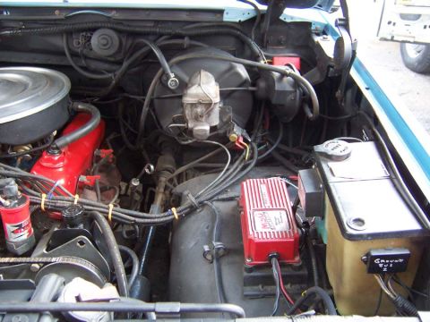 1983 Ford Bronco - Added a 12V distribution block on driver side fire wall plus a switched 12V distribution block, and ground distribution blocks.