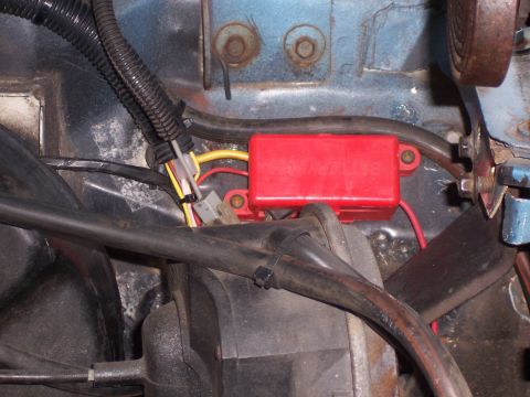 1983 Ford Bronco - Driver side 12V distribution block from a Cadillac
