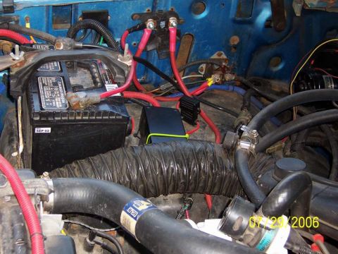 Battery Relocation and Wriing Cleanup - 1983 Ford Bronco