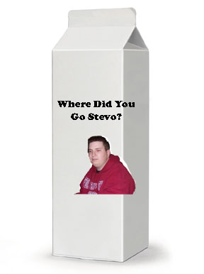 1995 Ford Bronco - Milk carton with a missing person style graphic and text.