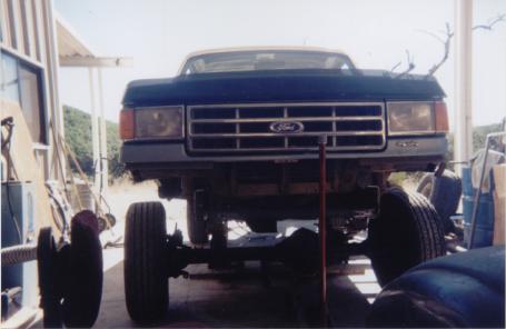 1988 Ford Bronco - sliding in the front end