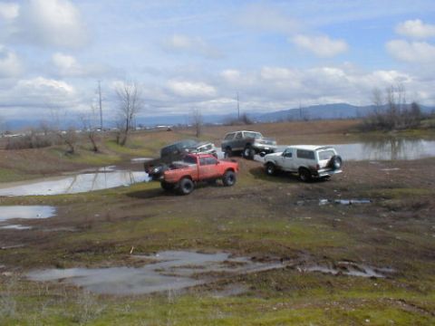 1988 Ford Bronco - poseing with some of the club