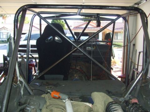 1994 Jeep Cherokee - rear cage