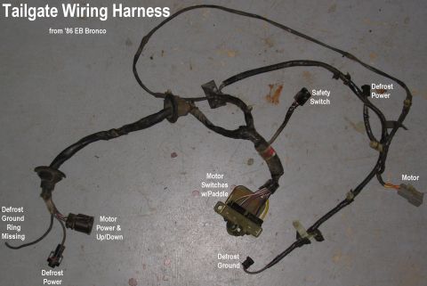 1983 Ford Bronco - SOLD Tailgate Harness fits '78~86 with or w/o defrost. [url=https://www.supermotors.net/registry/media/930203] https://www.supermotors.net/…