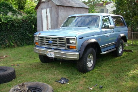 1989 Ford Mustang - bumper reinstalled