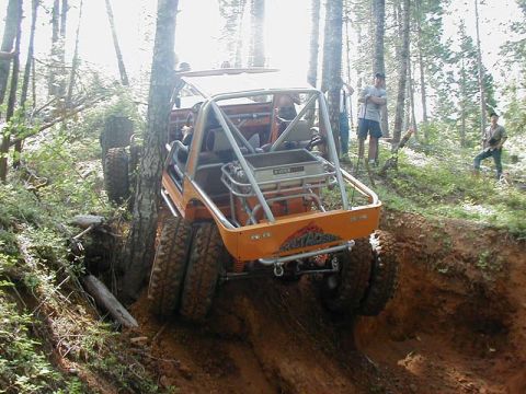 1988 Ford Bronco - check out the rear steering