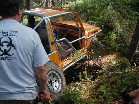 1988 Ford Bronco - Check out that flex!!