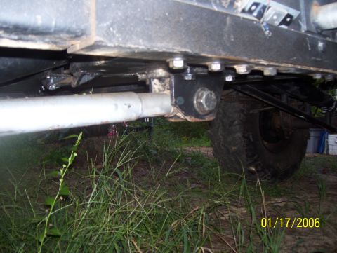 1978 Ford Bronco - Undercarriage detail with suspension components and a tire visible. Date stamp is 01/17/2006.