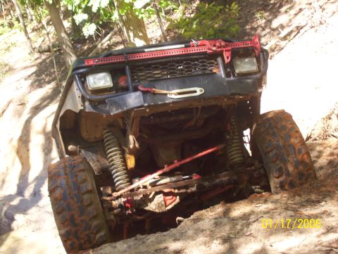 1978 Ford Bronco - This heavily modified off-road vehicle appears to be from the early 1980s, not a 1978 model.