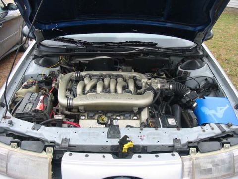 1994 Ford Taurus - The SHOgirl cold air heat shield.
