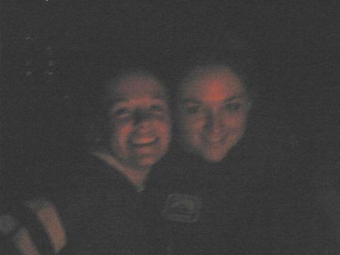 1994 Ford Taurus - Jenni and Me camping in the backyard, 2002