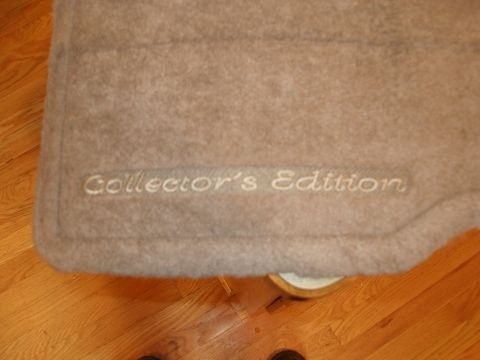 1998 Lincoln Mark VIII - This floor mat features embroidered "Collector's Edition" text, suggesting it may be a special trim or aftermarket accessory.