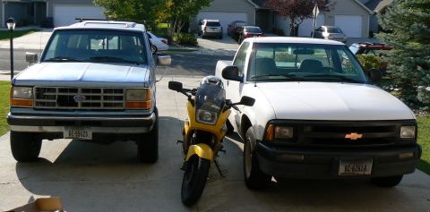 2006 Ford E350 - '89 Ranger, '02 Ninja, and '95 S10.