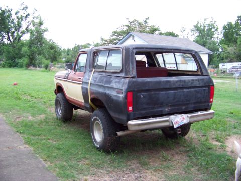 1979 Ford Bronco - This Ford Bronco appears to be a 1978 model, based on its body style and rear design.
