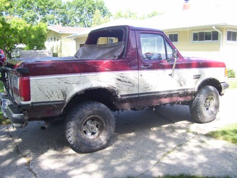 1991 Ford Bronco - Buford after mud drags