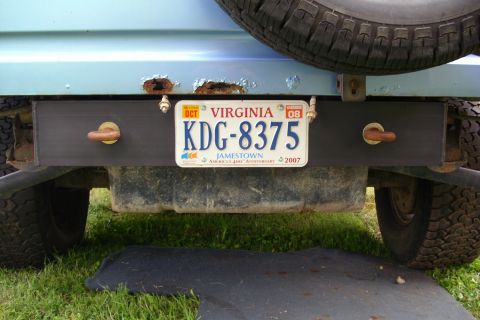 1989 Ford Mustang - Installed rear bumper