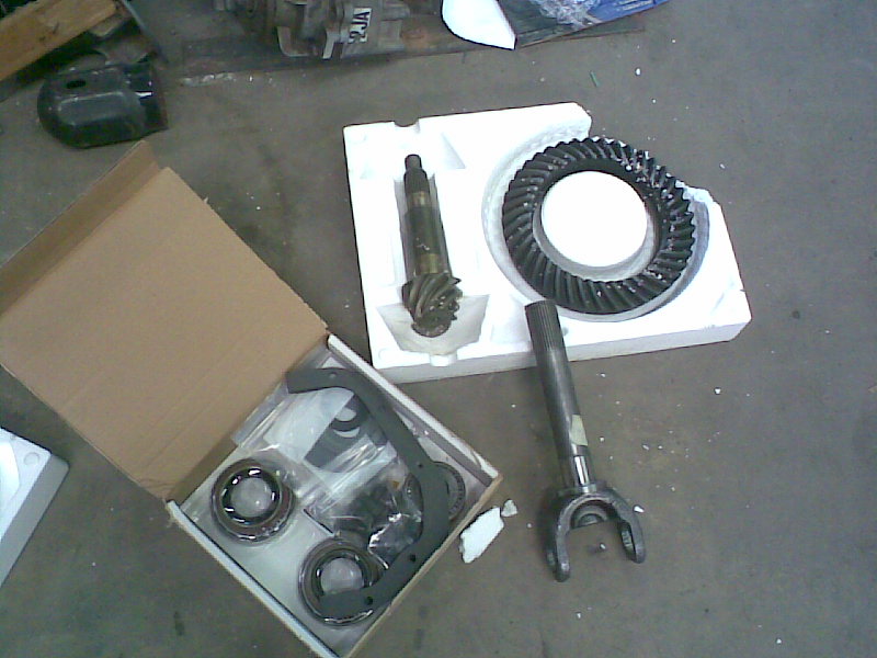 front 60 parts. 5.13 R&P, 35spline 4340 stubs, install