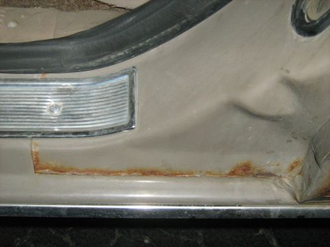 1988 Mercury Grand Marquis - driver side rear door jam