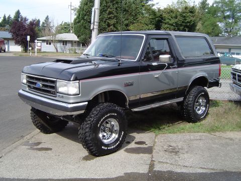 1989 Ford Bronco - Cleaned him up, and got the top on for winter