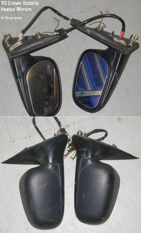 1994 Ford Crown Victoria - SOLD Heated mirrors from '03 P71 Black covers still available.