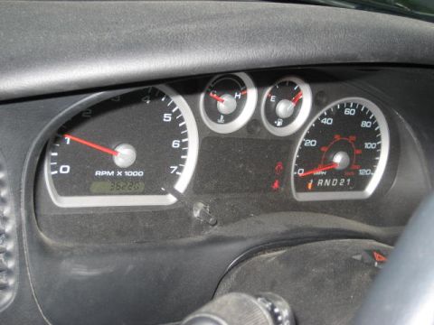 2004 Ford Ranger - The dashboard gauges show an odometer reading of 36,220 miles.