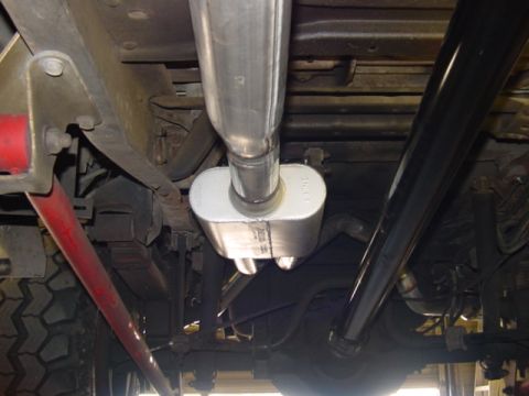 1994 Ford C-350 (Centurion Conversions) - Single in dual out Flowmaster 40 series.