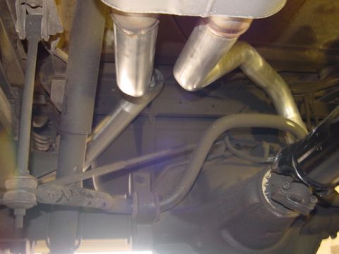 1994 Ford C-350 (Centurion Conversions) - 2.5" pipes out the back.