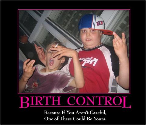 1971 Ford Ranchero - A meme with the title 'BIRTH CONTROL' and a subtitle about carefulness.